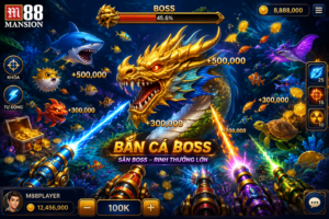 Giao diện Bắn Cá Boss trên M88