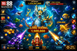 Giao diện Bắn Cá Long Vương trên M88